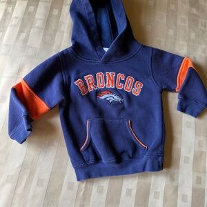 Broncos Kids Hoodie - Navy and Orange Size 24 M‎